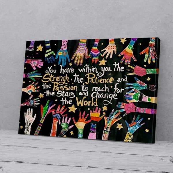 Hands Racism Canvas Prints