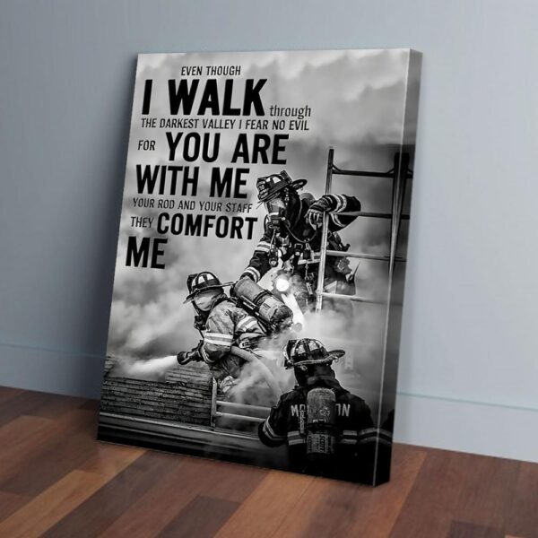 Firefighter Canvas Prints