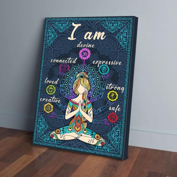 I Am Yoga Girl Canvas Prints
