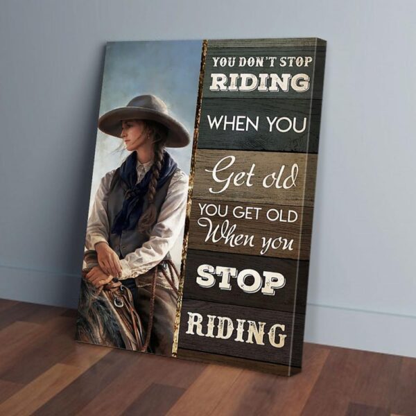 Horse Girl Riding Canvas Prints