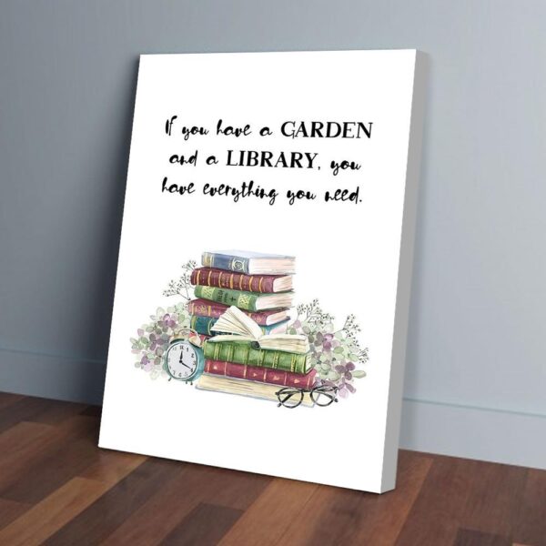 Gardener & Librarian Canvas Prints