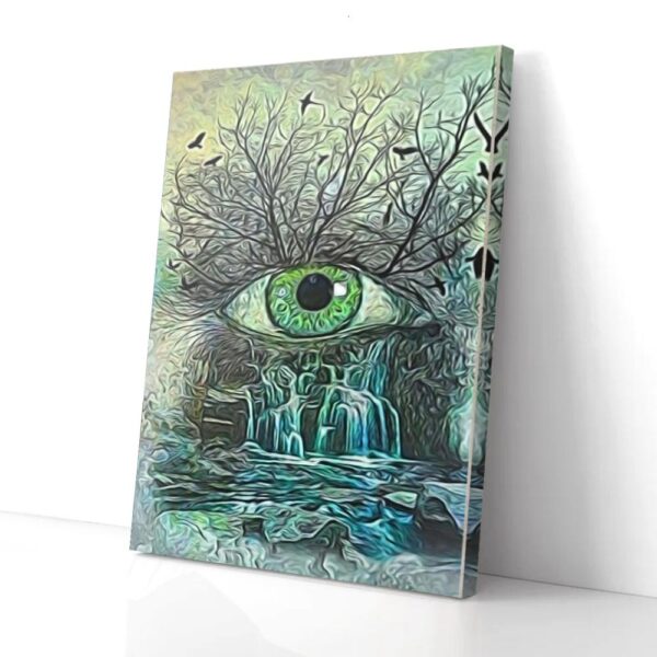 Eye Abstract Optometrist Vertical Canvas Prints
