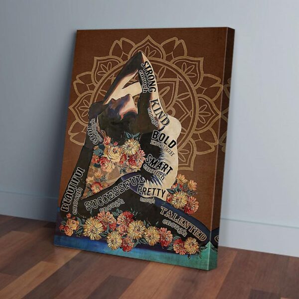 Flowers Yoga Canvas Prints