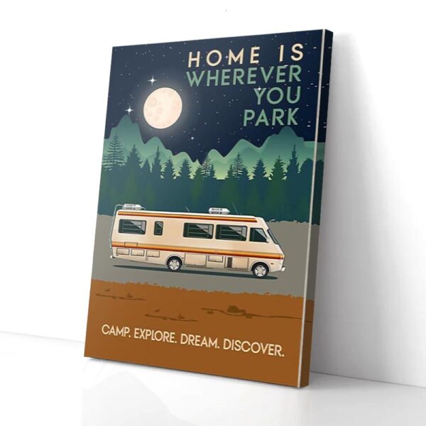 Forest Camping Canvas Prints