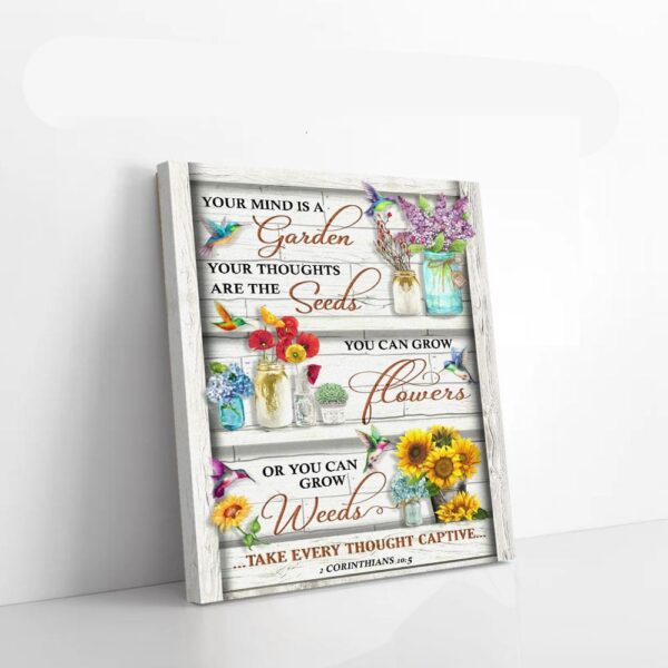 Flowers Hummingbird Canvas Prints