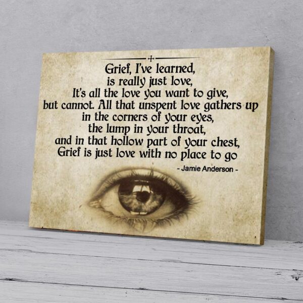 Grief Canvas Prints