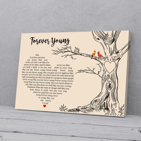 Forever Young Cardinal Canvas Prints