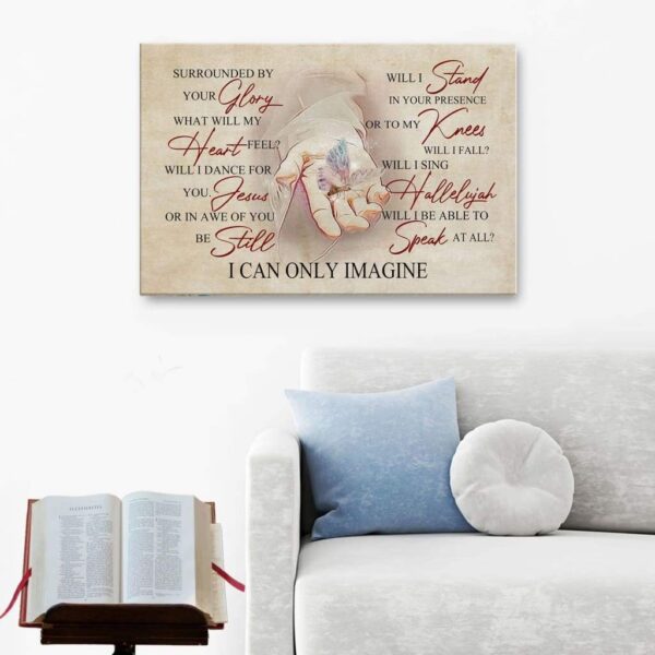 I can only Imagine canvas wall art
