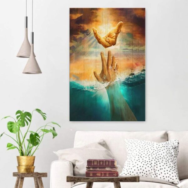 God will save you canvas wall art