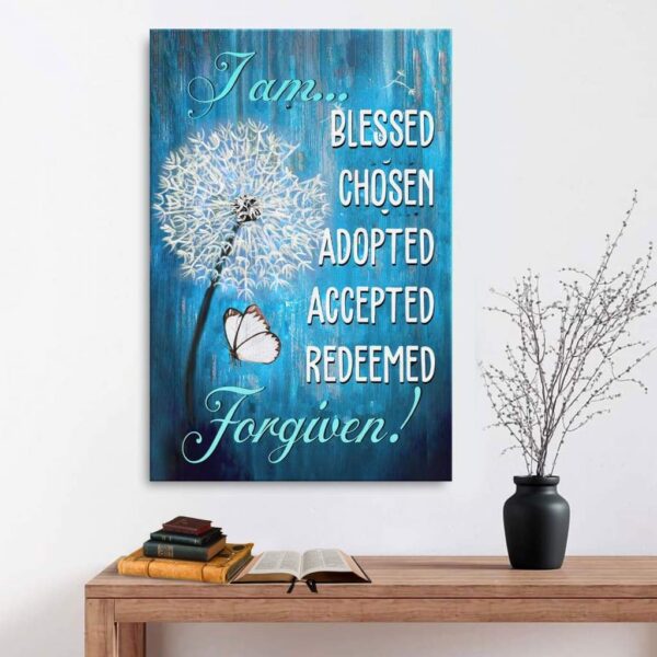 I am blessed canvas wall art