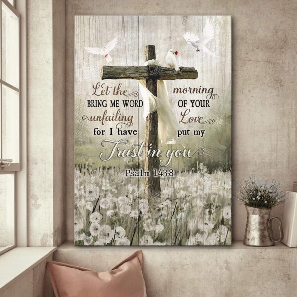 Jesus - Trust in you Jesus Portrait Canvas Print - Wall Art
