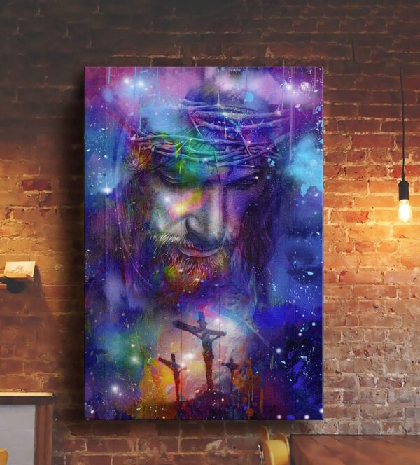 Jesus - Miraculous picture Jesus Portrait Canvas Print - Wall Art