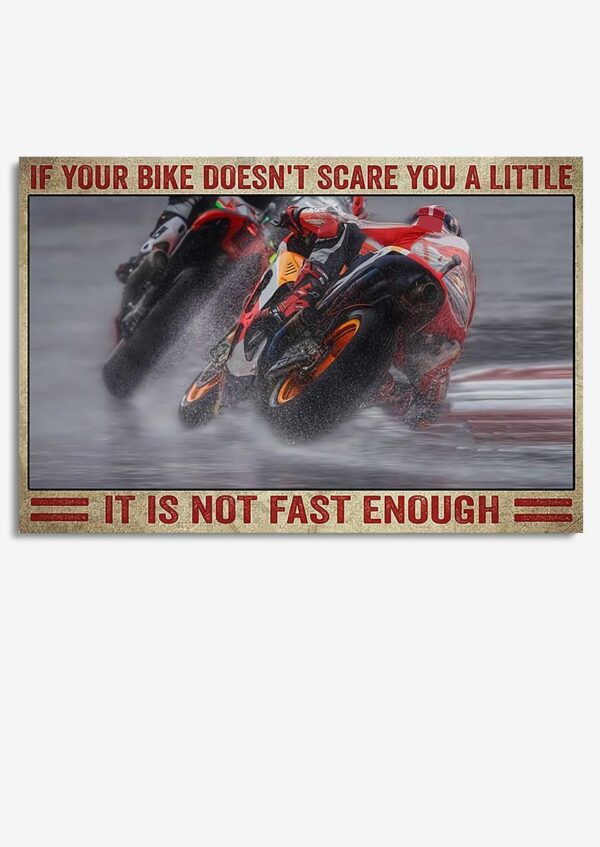 Motorcycle It Is Not Fast Enough For Car Decor Auto Garage Decor 02