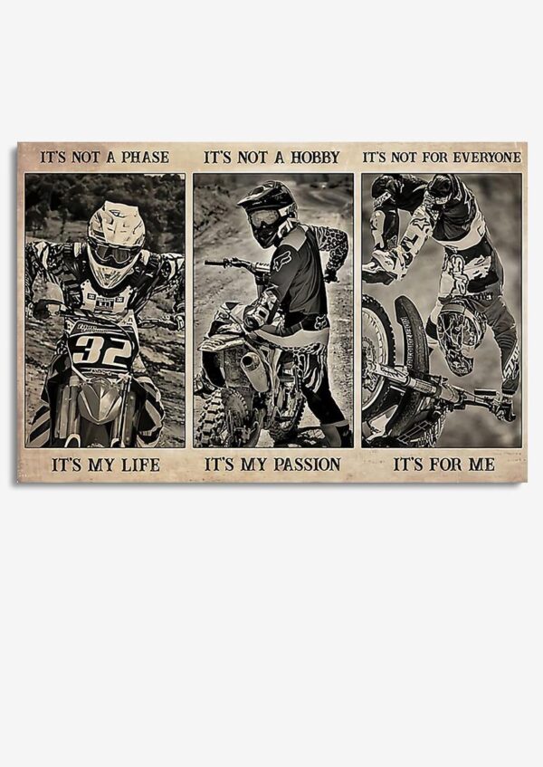 Motorcycle Its Not A Phase Its My Life For Car Decor Auto Garage Decor