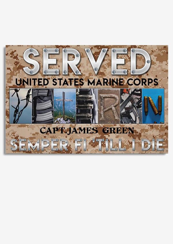 Mr Till I Die Veteran Wall Art For Home Decor