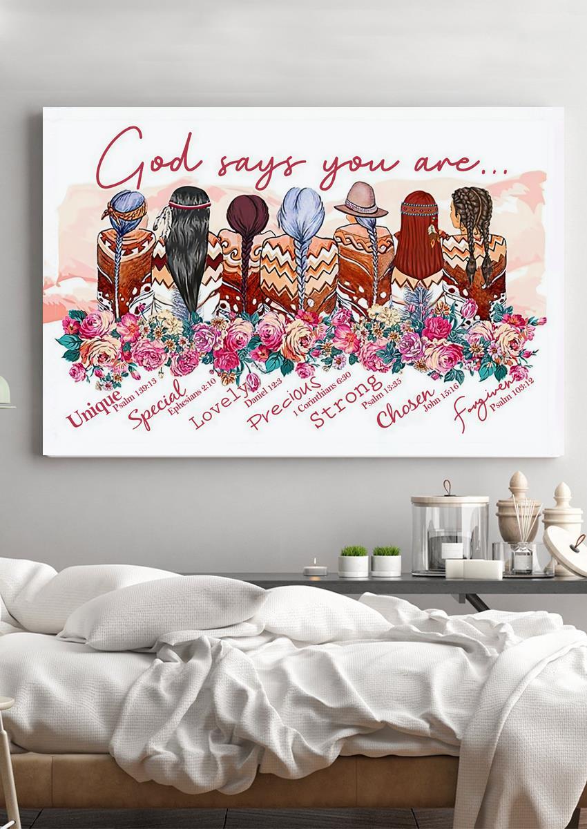 Native American God Says Christian Wall Art For Indigenous Americans ...