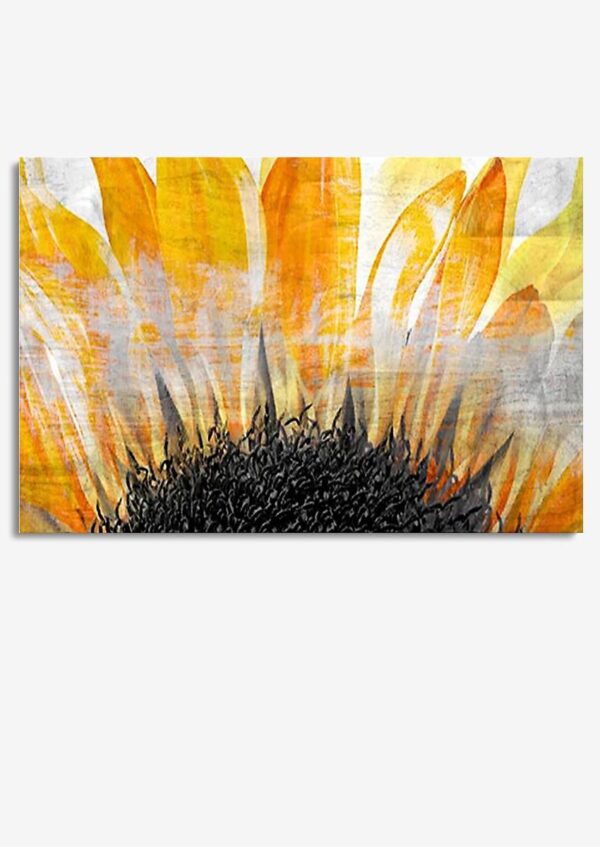Sunflower Watercolor Painting Drawing Wall Art For Home Decor Housewarming