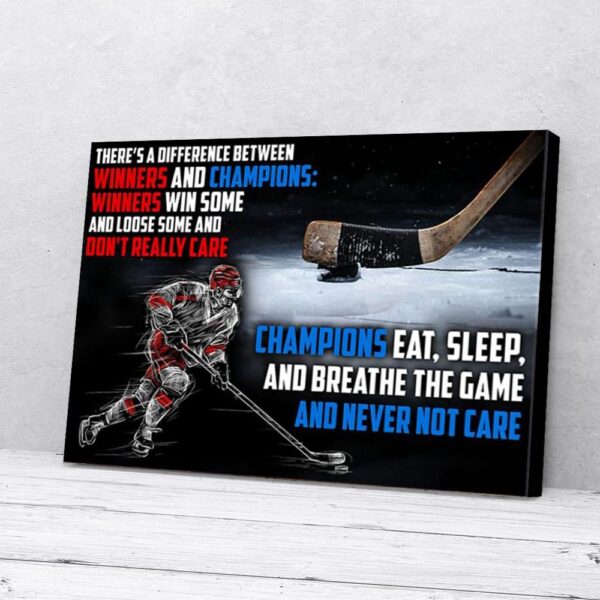 Hockey Matte Canvas