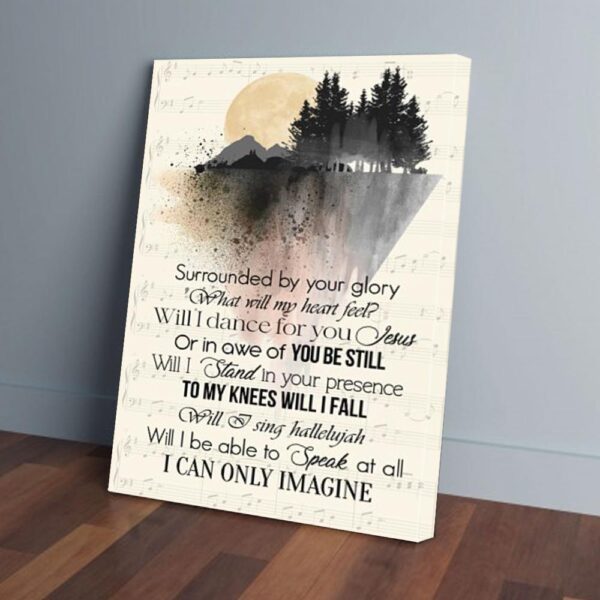 I Can Only Imagine Music Forest Matte Canvas