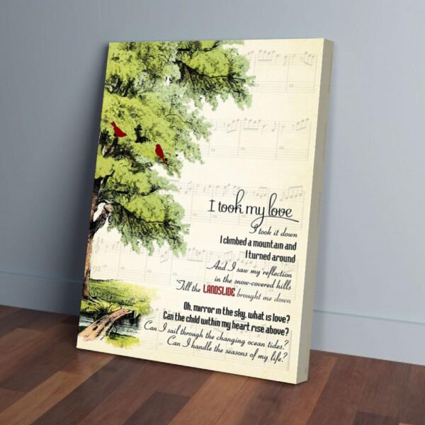 I Took My Love Music Matte Canvas