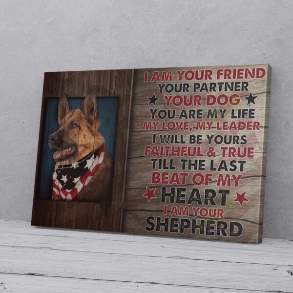 I Am Your Friend Your Partner I Am Your Shepherd Matte Canvas