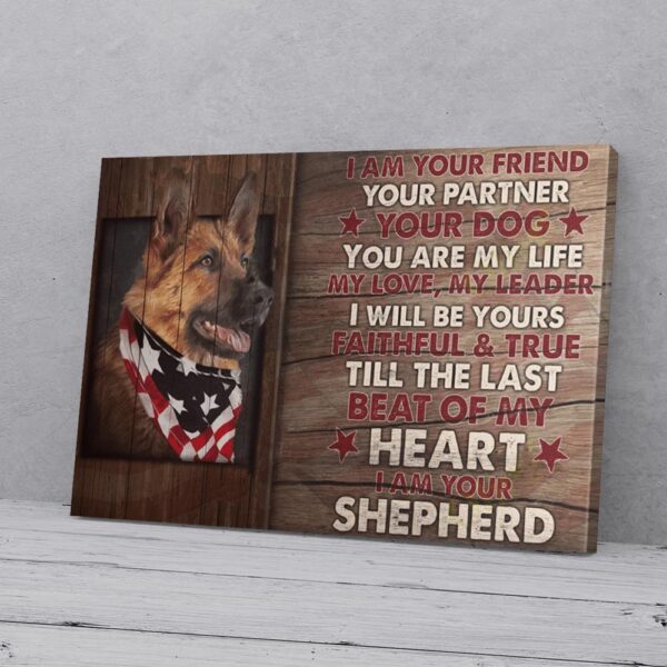 I Am Your Shepherd Horizontal Matte Canvas