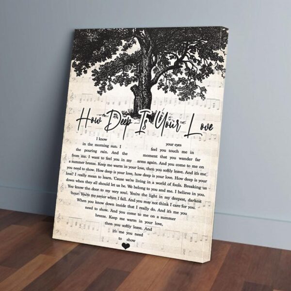 How Deep Is Your Love Matte Canvas
