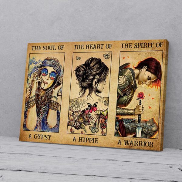 Gypsy Hippie Warrior The Soul The Heart The Spirit Matte Canvas