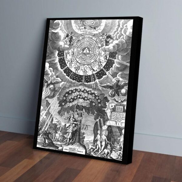 Esoteric Art The Tree Of Life Matte Canvas Wall Art