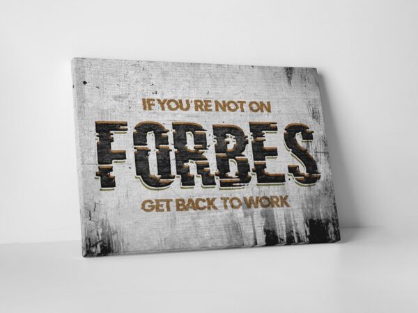 Forbes Canvas Home Office Decor Art