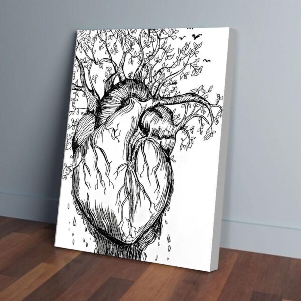 Heart Of Nature Cardiologist Matte Canvas