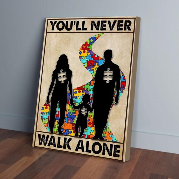 Family Autism Matte Canvas