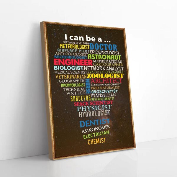 I Can Be A Doctor Matte Canvas Wall Art