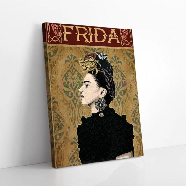 Frida Woman Matte Canvas Wall Art