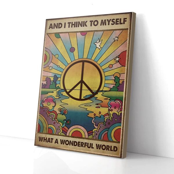 Color Hippie Matte Canvas Wall Art