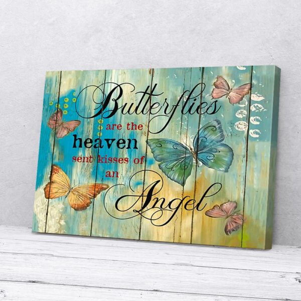 Heaven Butterflies Matte Canvas Wall Art