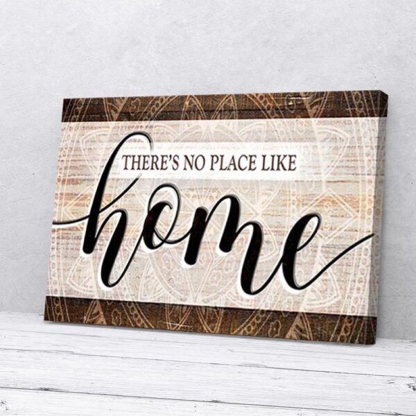 Home The Best Place Matte Canvas Wall Art