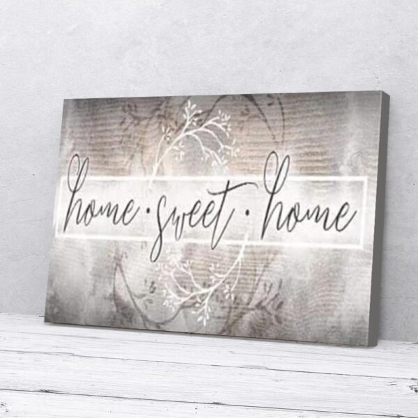 Home Sweet Home Matte Canvas Wall Art