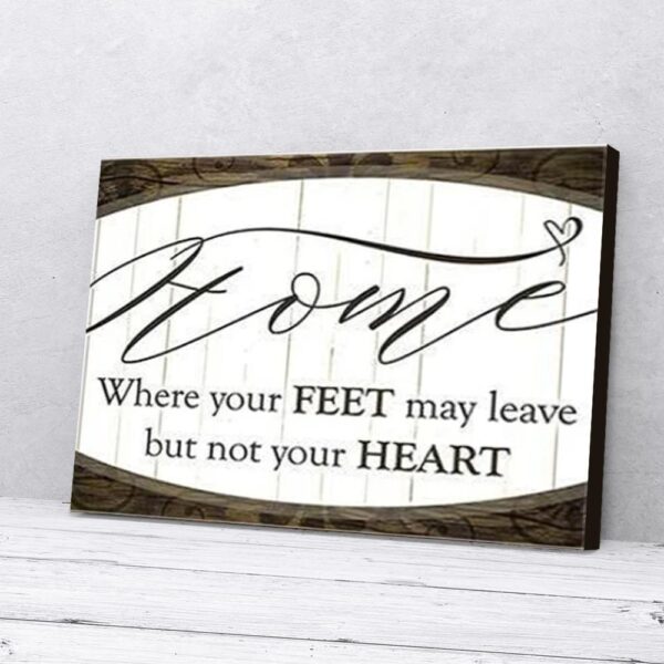 Home Of Heart Matte Canvas Wall Art
