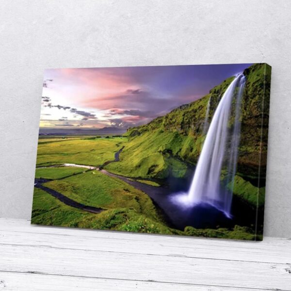 Enchanted Waterfall Matte Canvas Wall Art