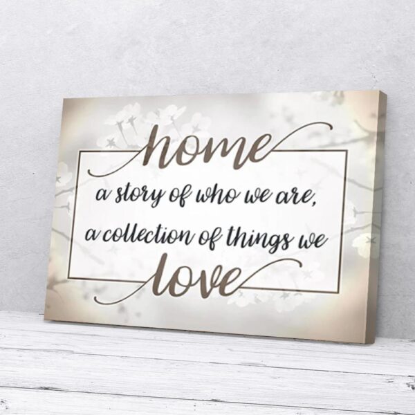 Home Of Flower Matte Canvas Wall Art