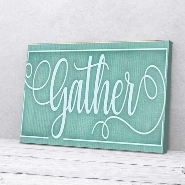 Gather Blue Home Matte Canvas Wall Art Matte Canvas Wall Art