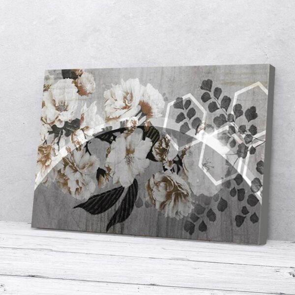 Floral Blooms Artwork Matte Canvas Wall Art