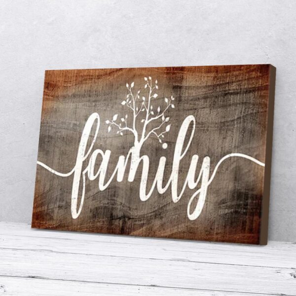 Family Tree Matte Canvas Wall Art