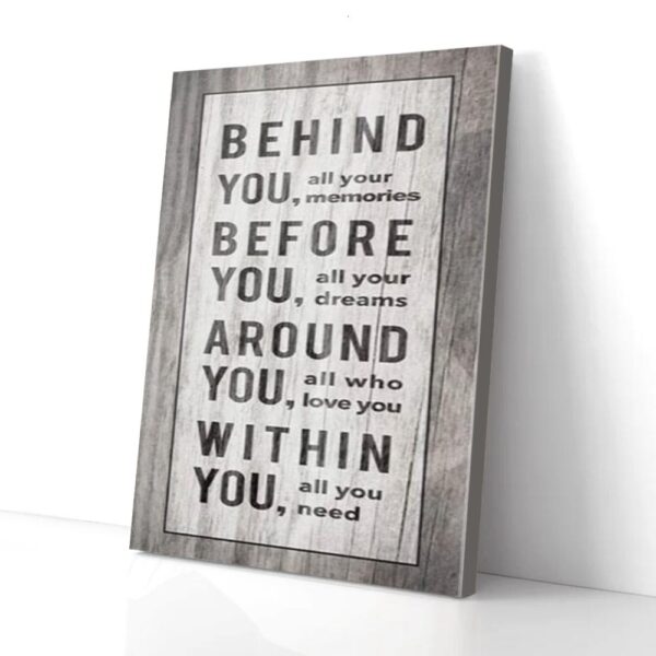 Grey Graduation Matte Canvas Wall Art