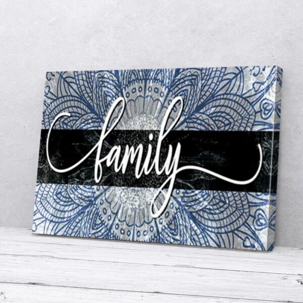 Family Matte Canvas Wall Art