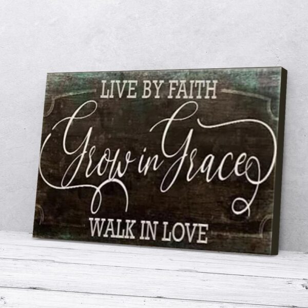 Grow In Grace Matte Canvas Wall Art