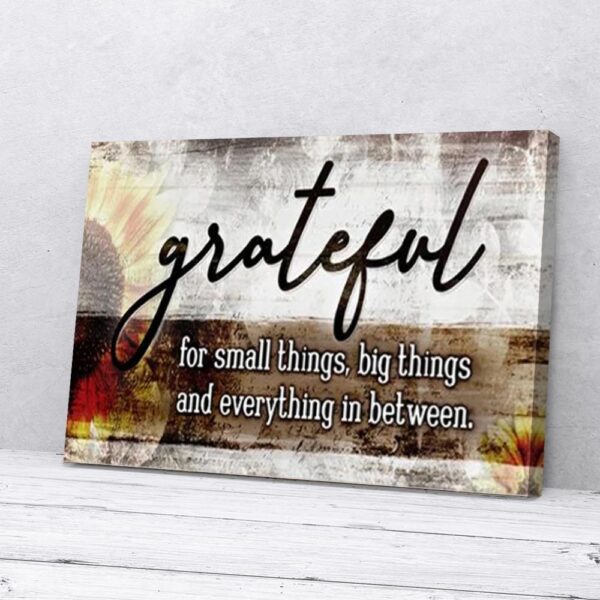 Grateful Matte Canvas Wall Art