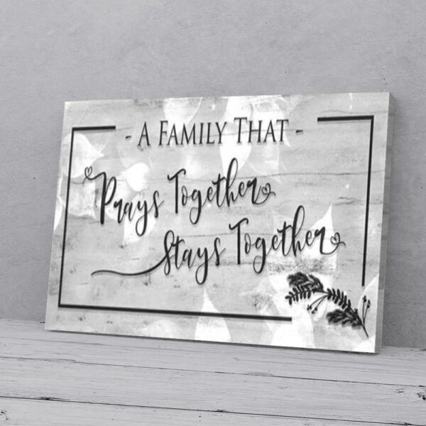 Family Matte Canvas Wall Art