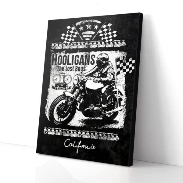Hooligans The Lost Boys California Biker Matte Canvas Wall Art